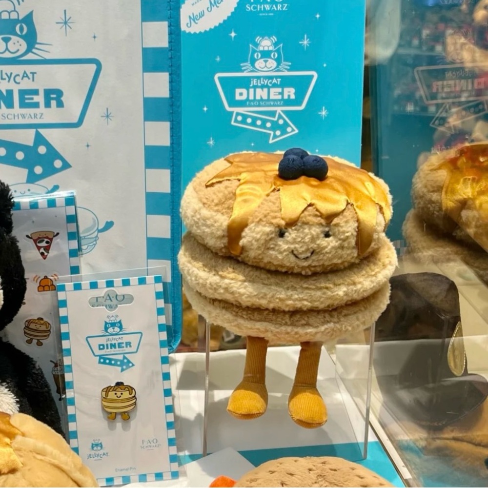 Authentic 🥞 Jellycat Amusable Pancake NYC DINER NWT